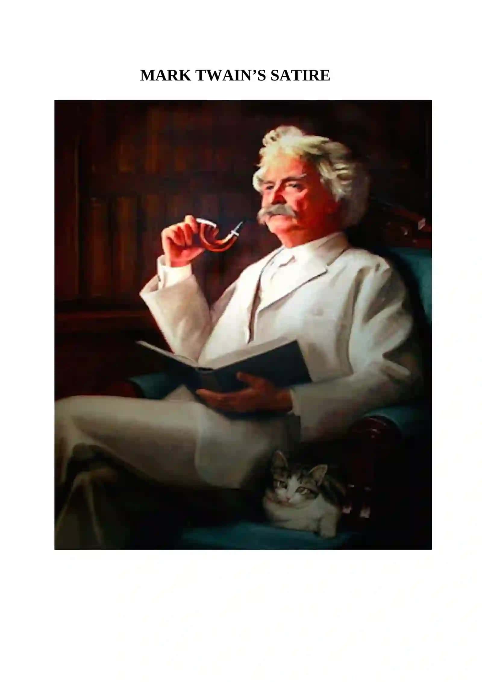 MARK TWAIN’S SATIRE 2