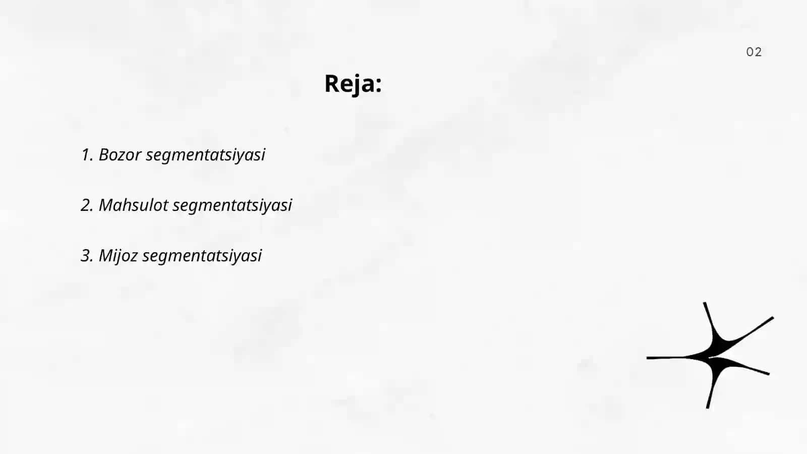 Korxonaning segmentlari 2