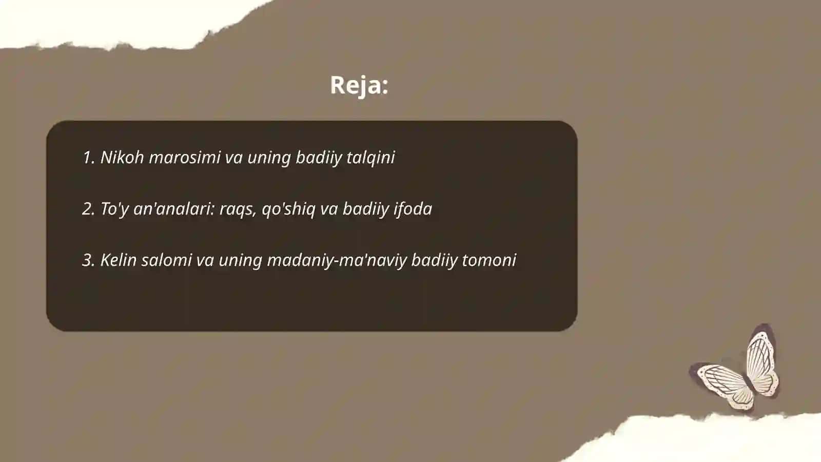 Nikoh marosimi va uning badiiy talqini 2
