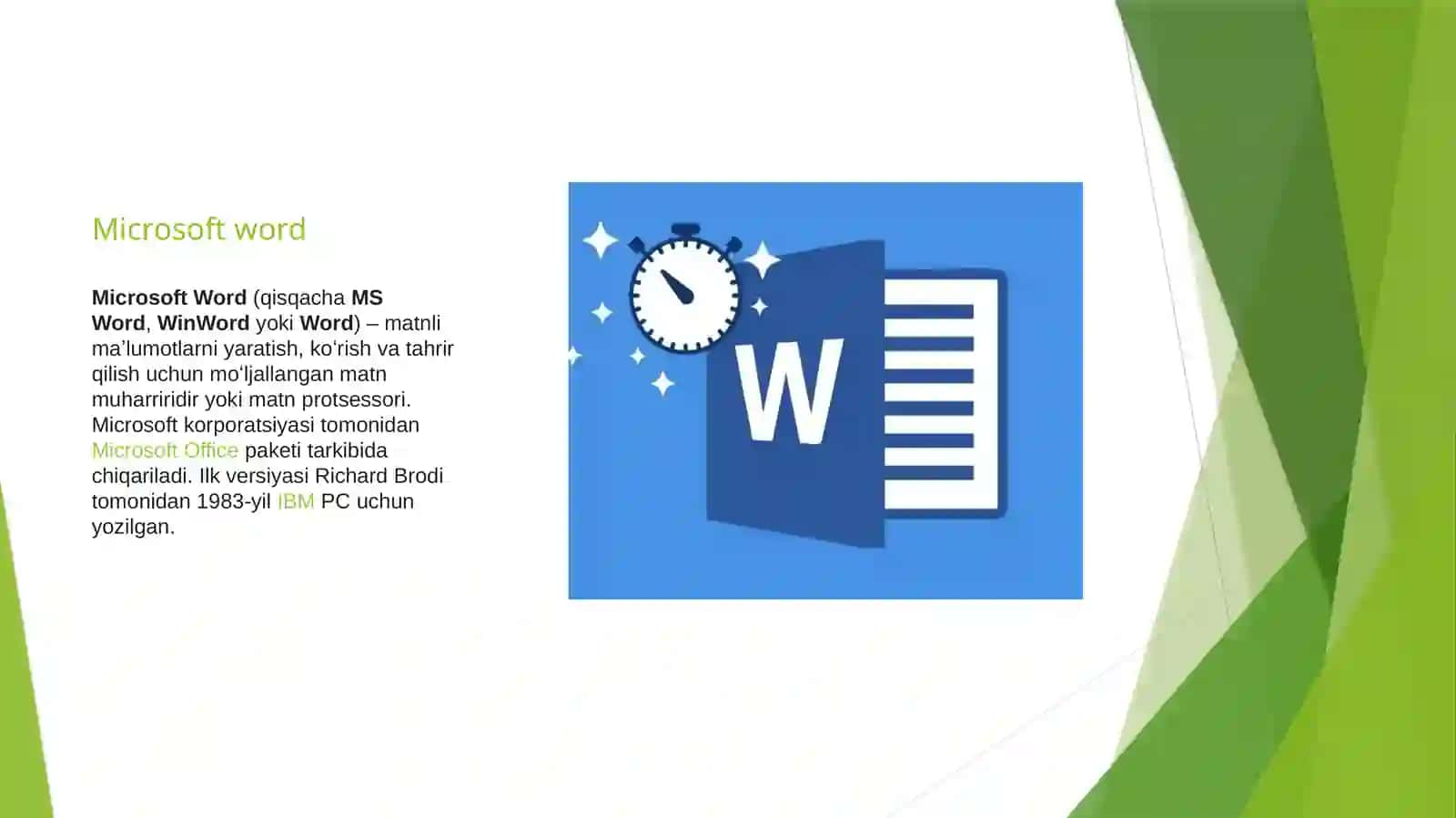 Microsoft Word 2