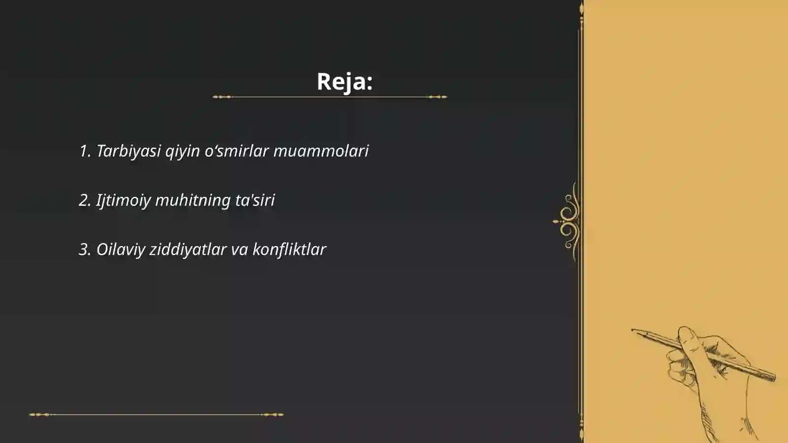 Tarbiyasi qiyin oʻsmirlar 2