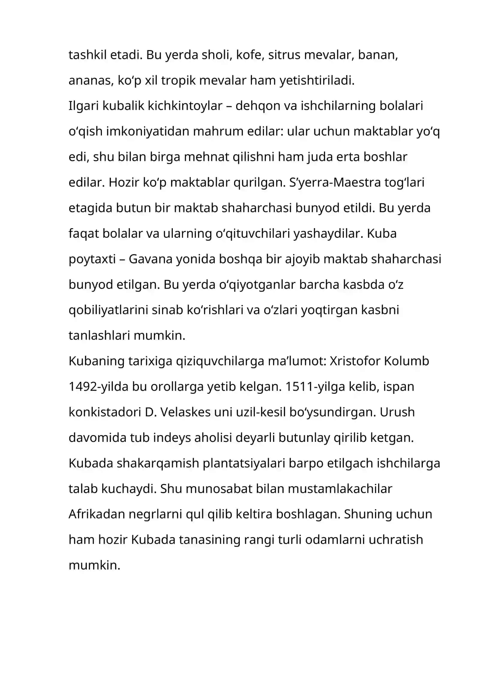 Kuba (Kuba Respublikasi) 2