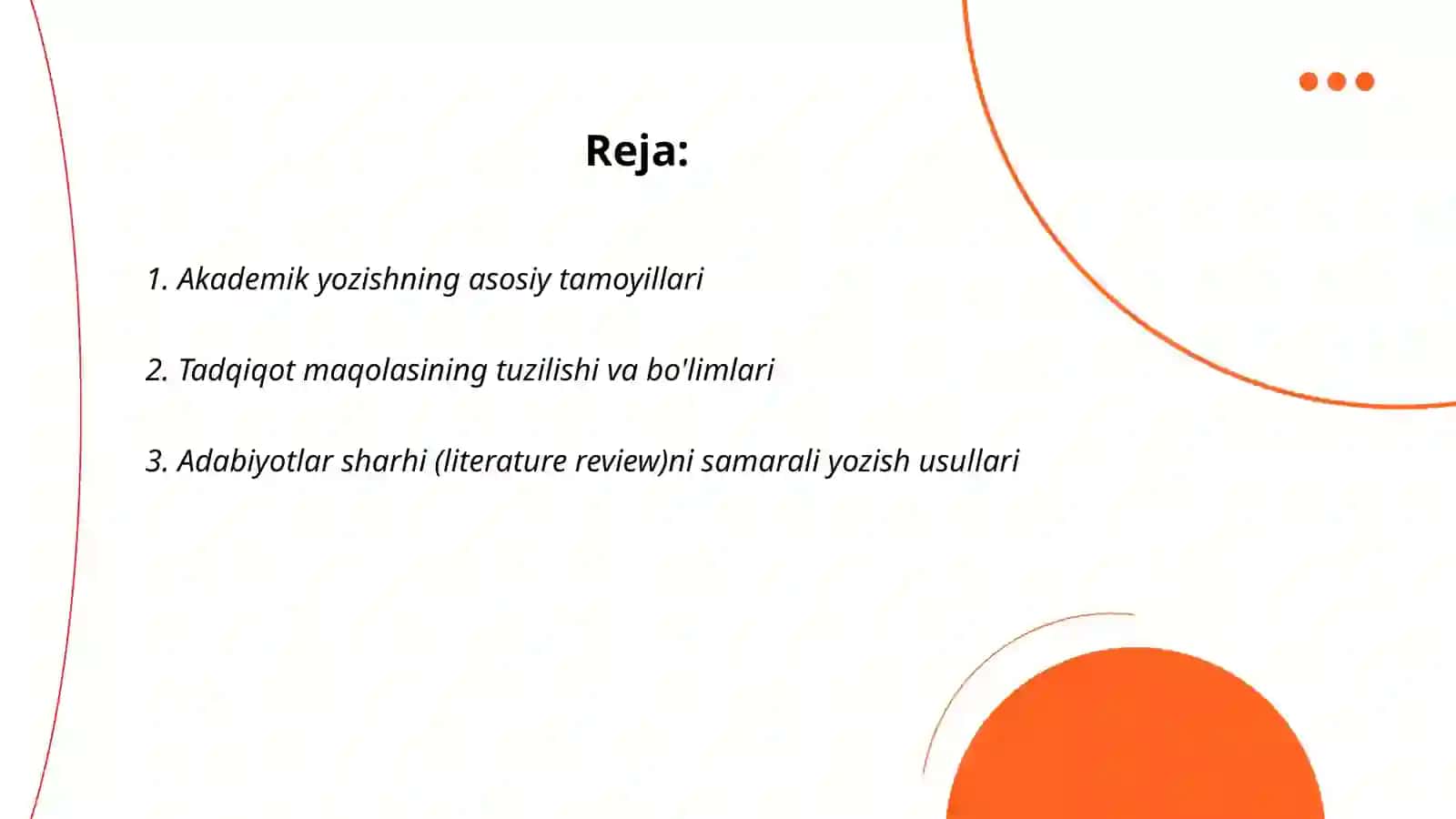 Akademik Yozish va Samarali Amalga Oshirish Omillari 2