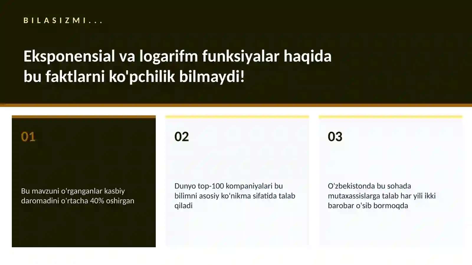 MATEMATIKA — UY VAZIFALARI 2