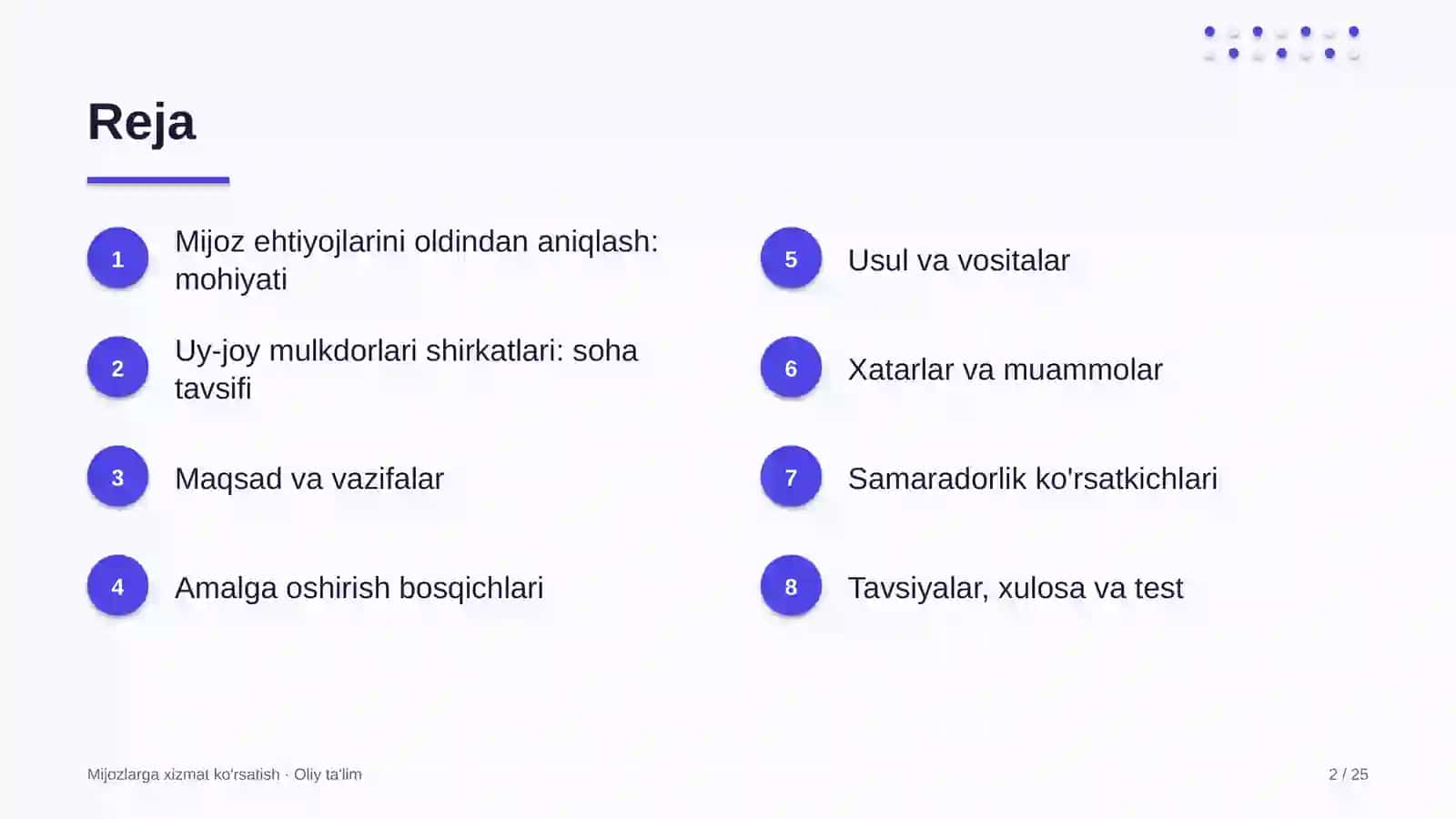 Uy-joy mulkdorlari shirkatlarida mijoz ehtiyojlarini oldindan aniqlash 2