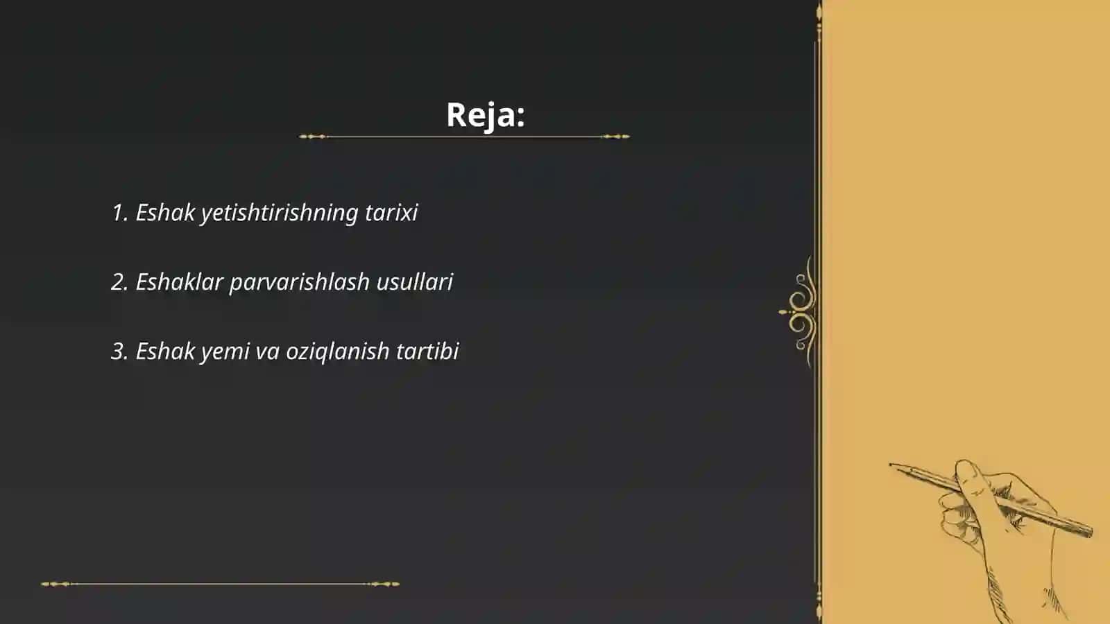 Eshak yetishtirishning tarixi 2