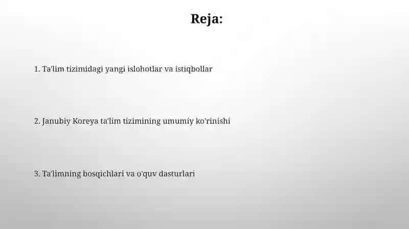 Koreya taʼlim tizimi 2