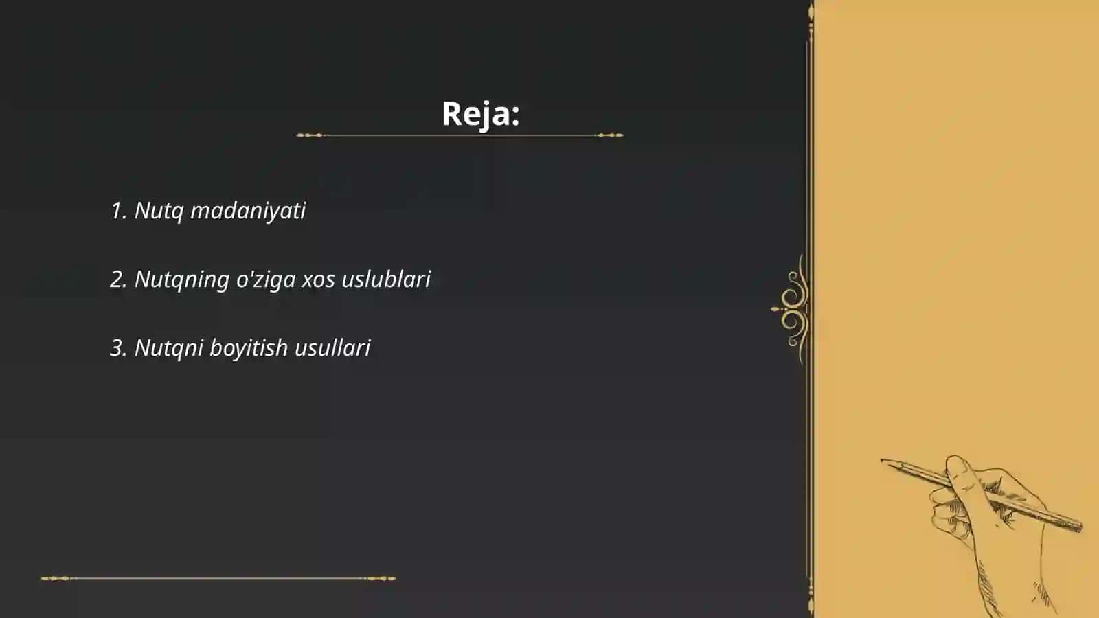 Nutq ostirish usullari 2