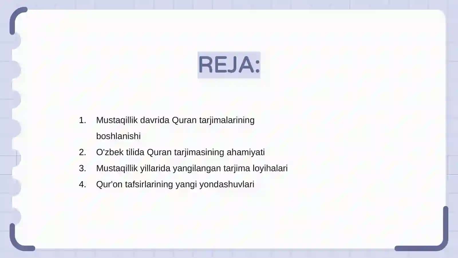 O'zbek tiliga Qur'on tarjimalari va tafsirlari 2