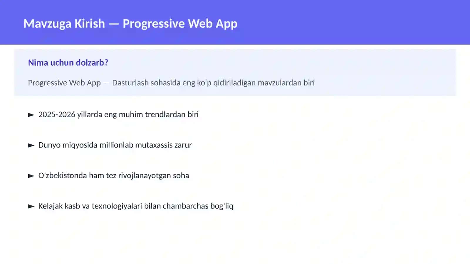 Progressive Web App 2