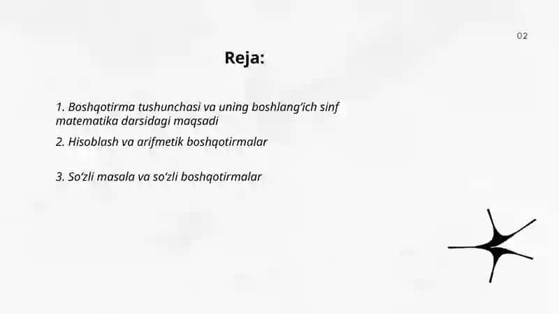 Boshqotirma va uning turlari 2