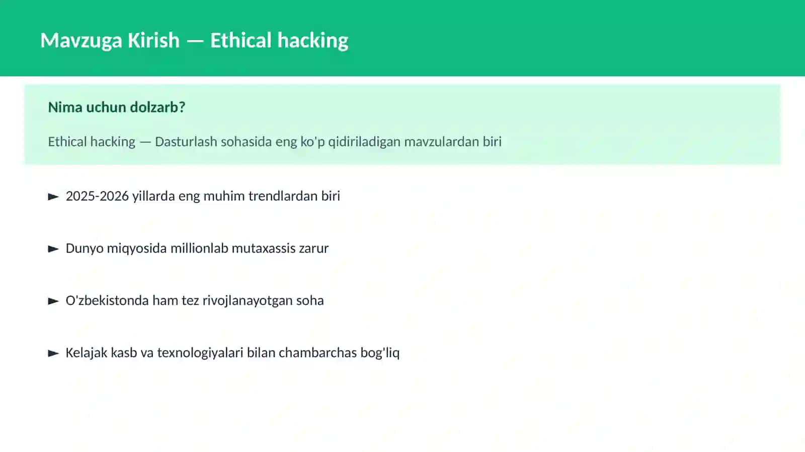 Ethical hacking 2