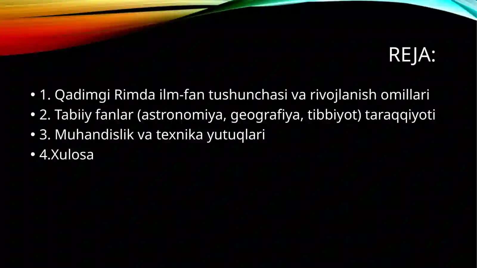Qadimgi rimda fan 2