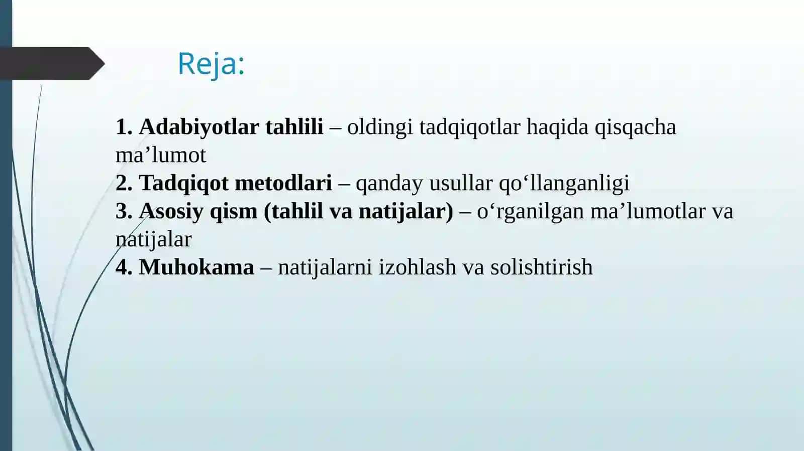 Akademik yozuv turlari 2