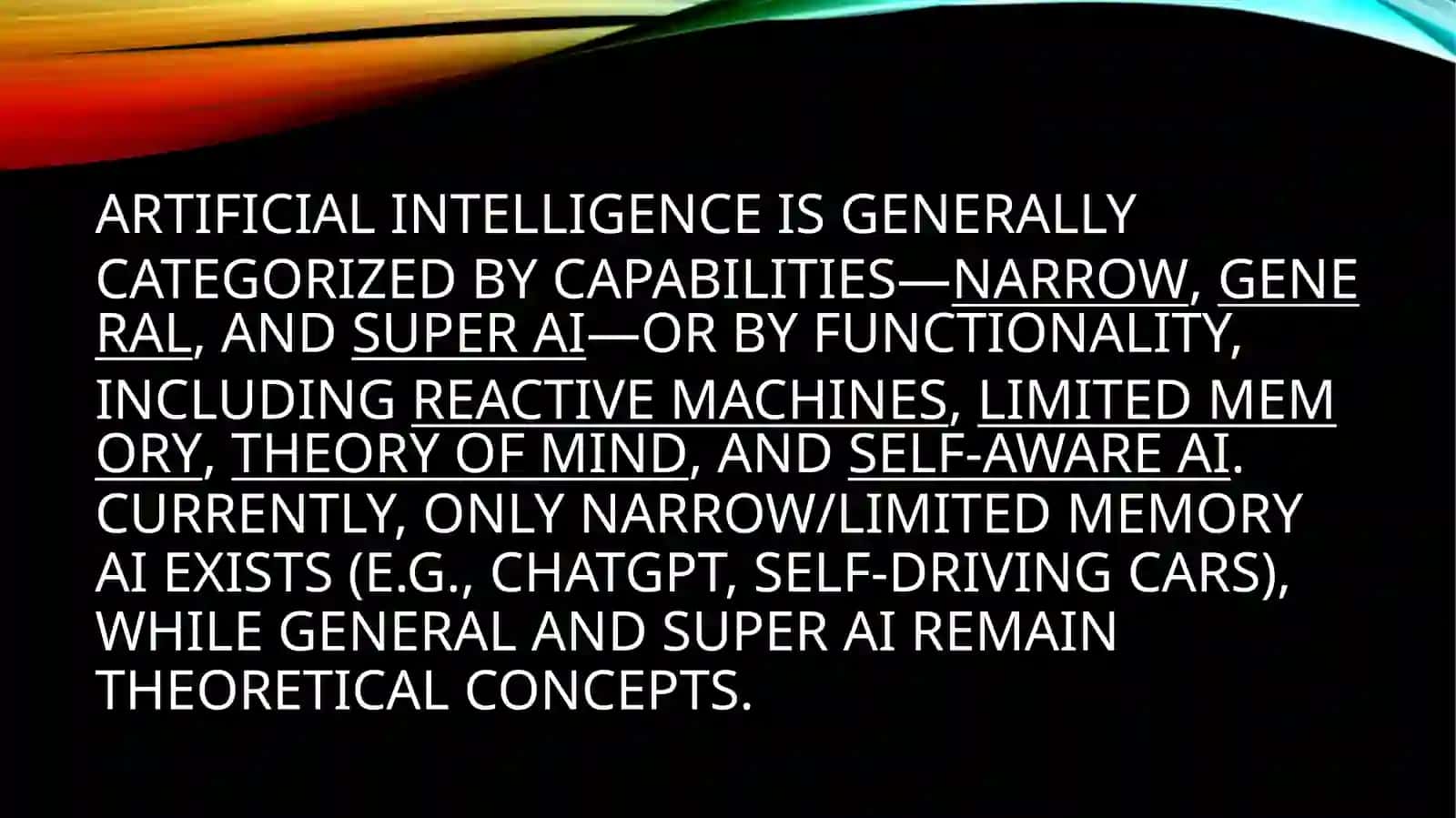 types of AI 2