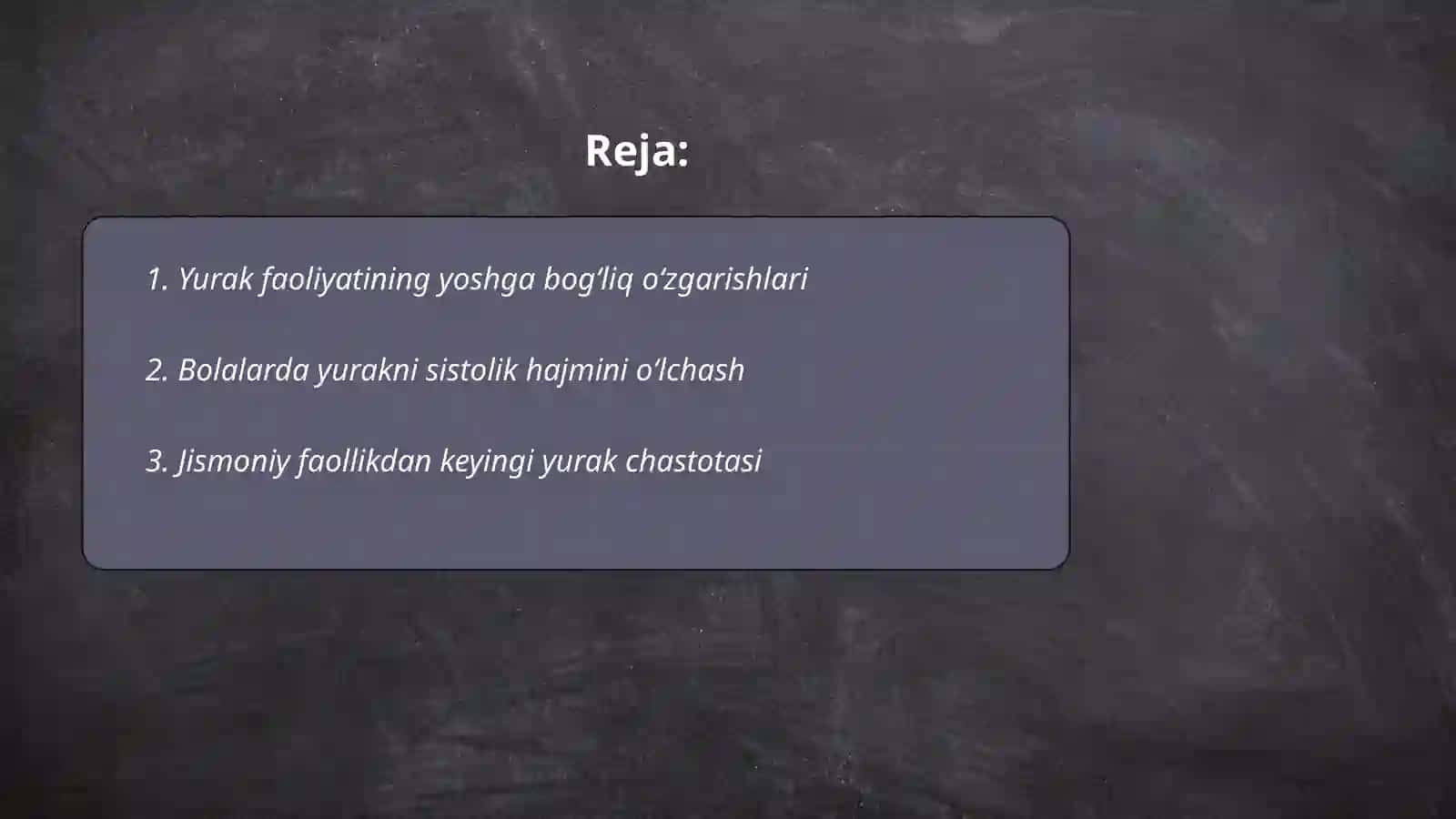 Yurak faoliyatining yoshga bog‘liq o‘zgarishlari 2
