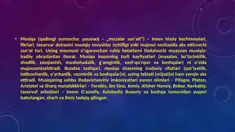 Musiqa (Music) 2