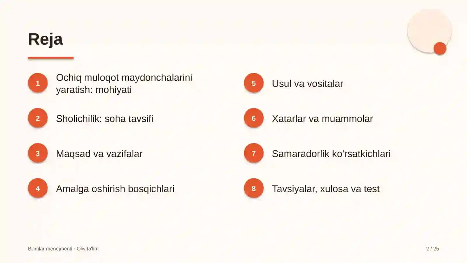 Sholichilikda ochiq muloqot maydonchalarini yaratish 2
