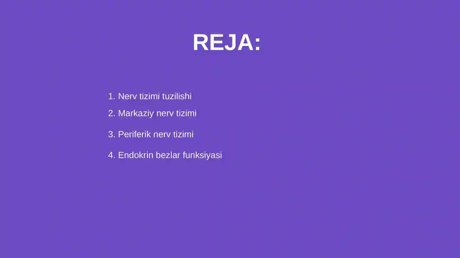 Nerv sistemasi 2