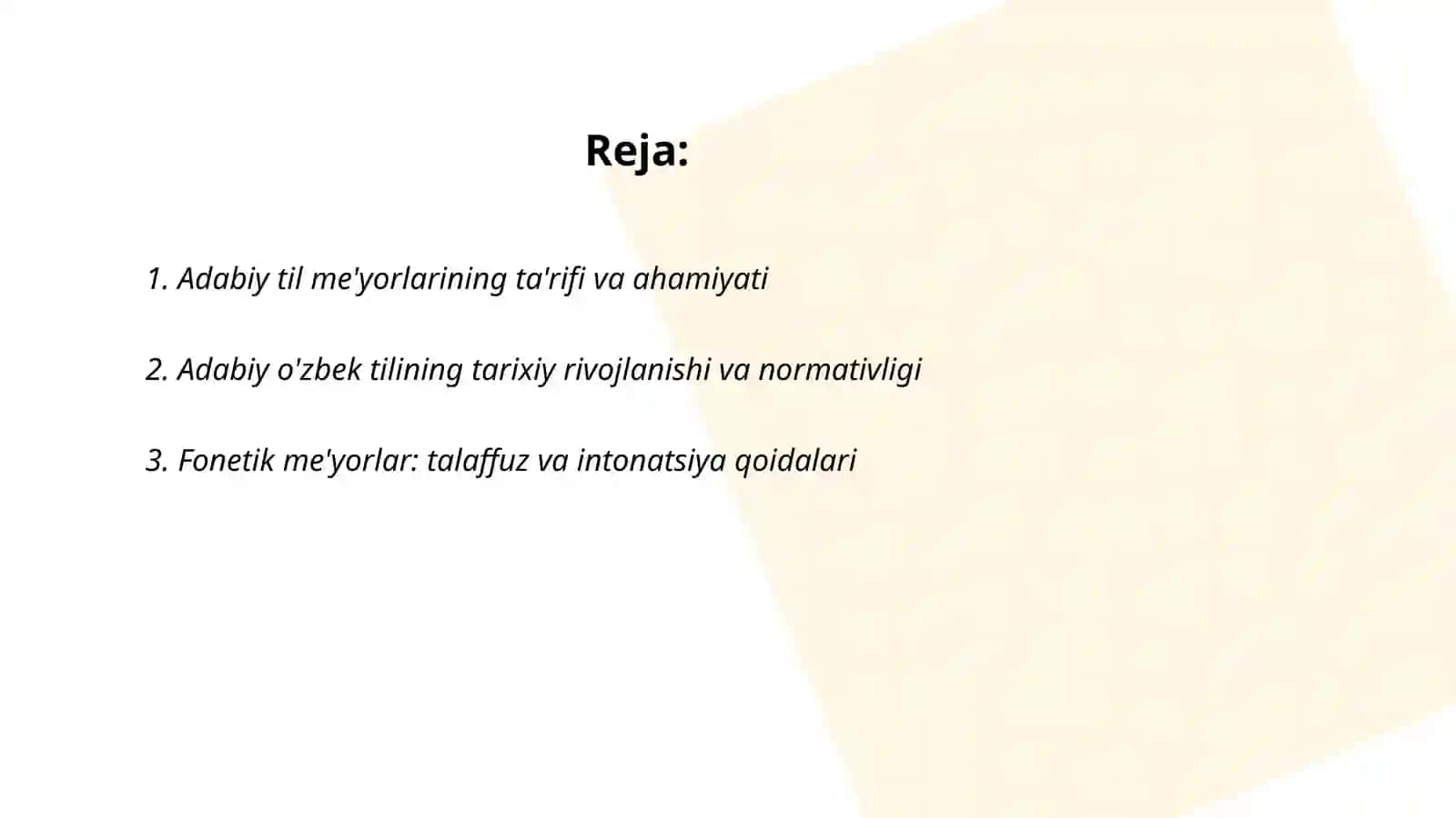 Oʻzbek tilida adabiy til meʼyorlari 2