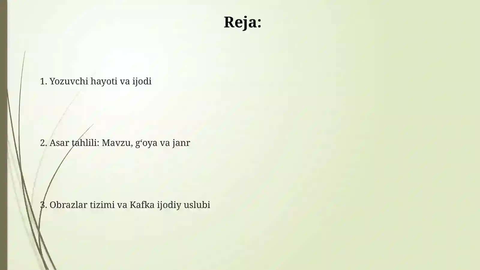 Frans Kafka Jarayon asari 2