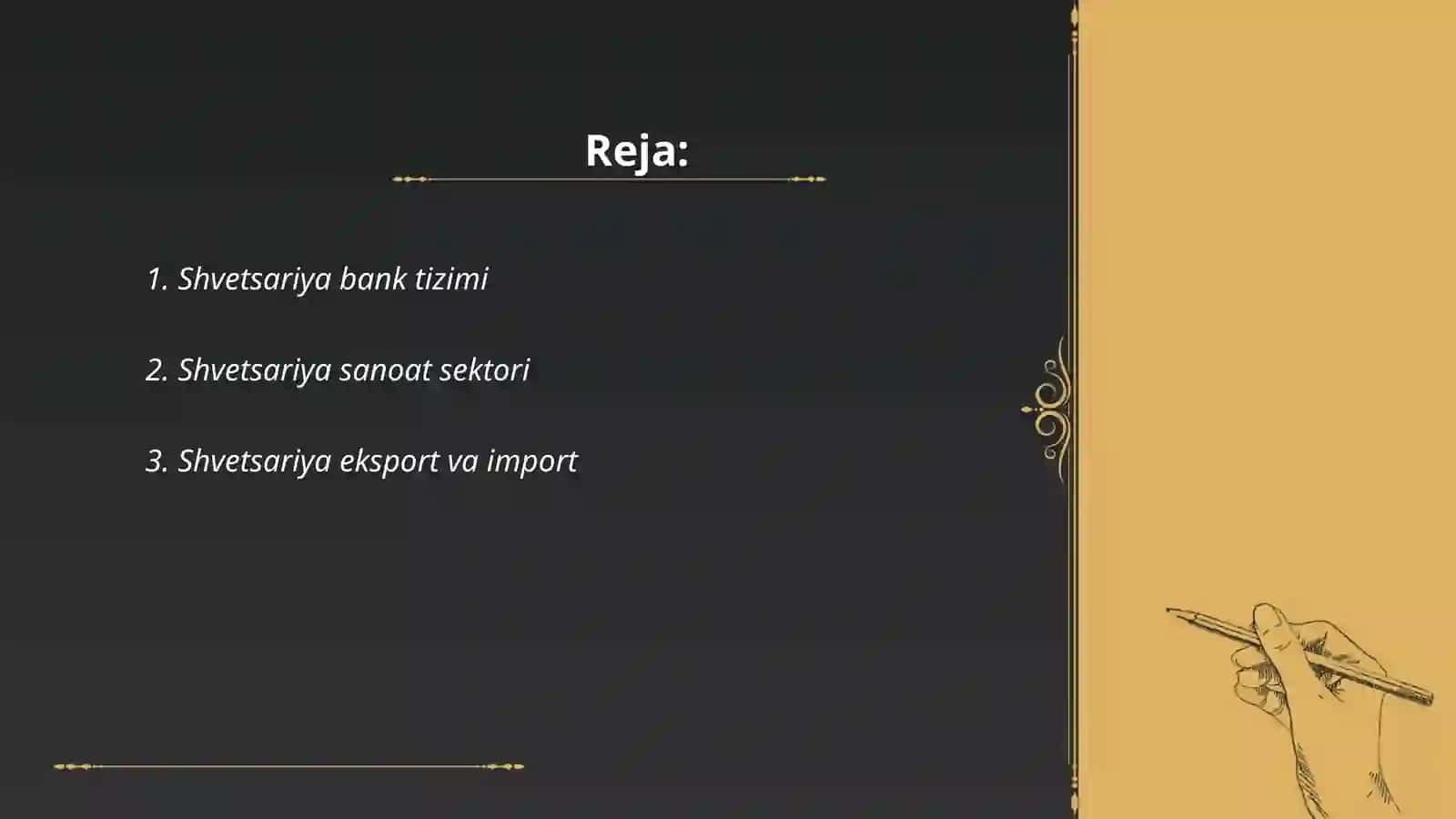 Shvetsariya bank tizimi 2