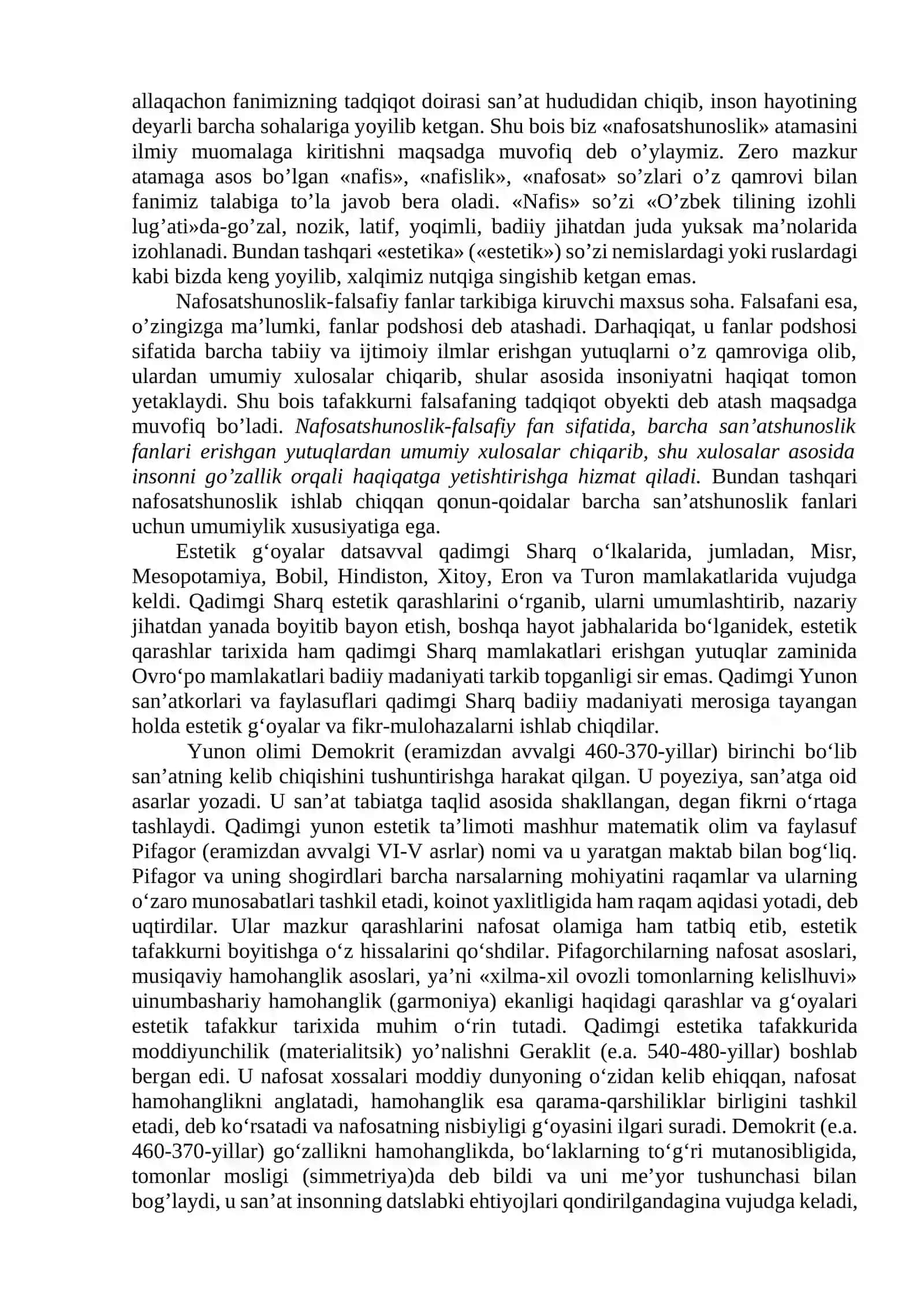 Estetika 2