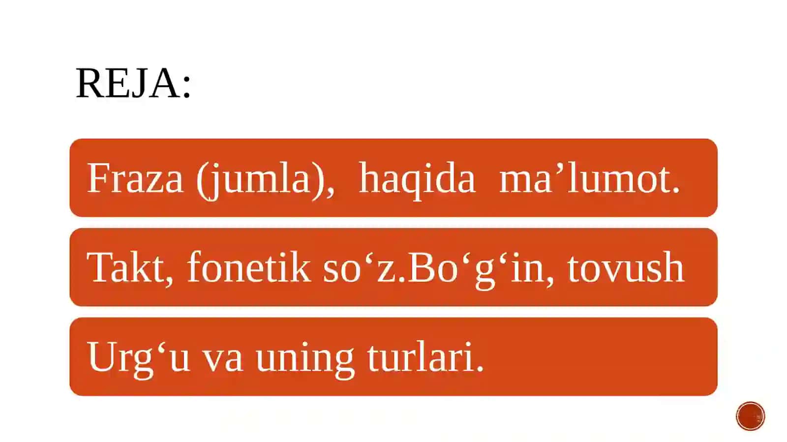 Nutqning fonetik bo‘linishi 2