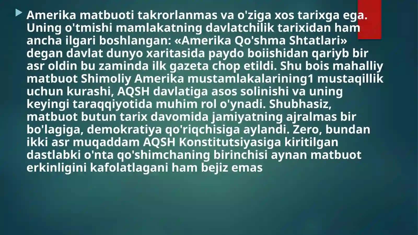 AMERIKA MATBUOTI 2