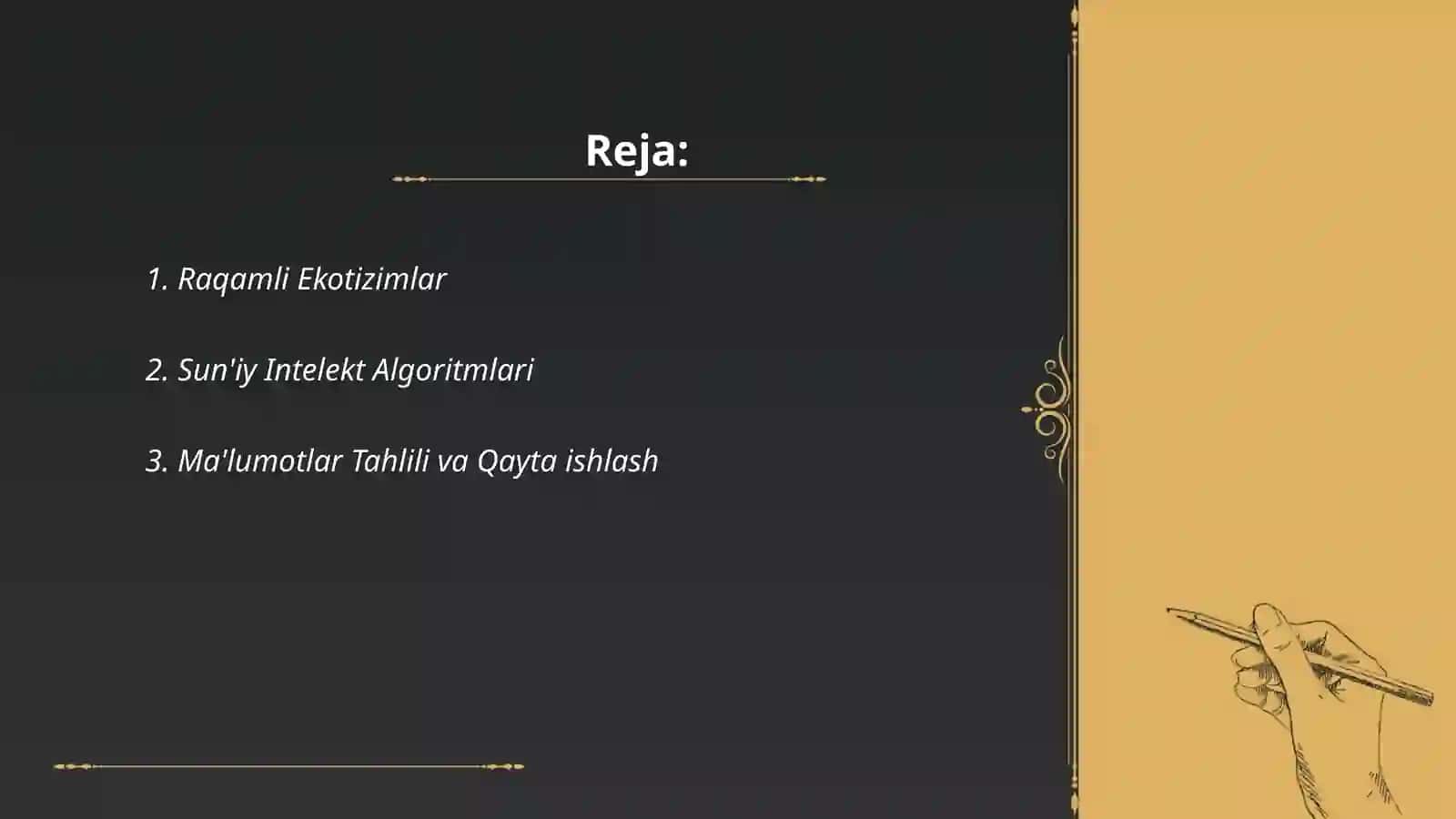 Raqamli Ekotizimlar 2