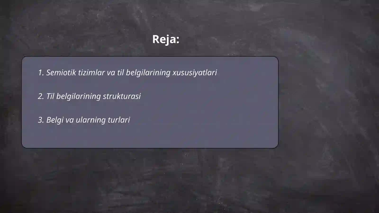 Semiotik tizimlar va til belgilarining xususiyatlari 2