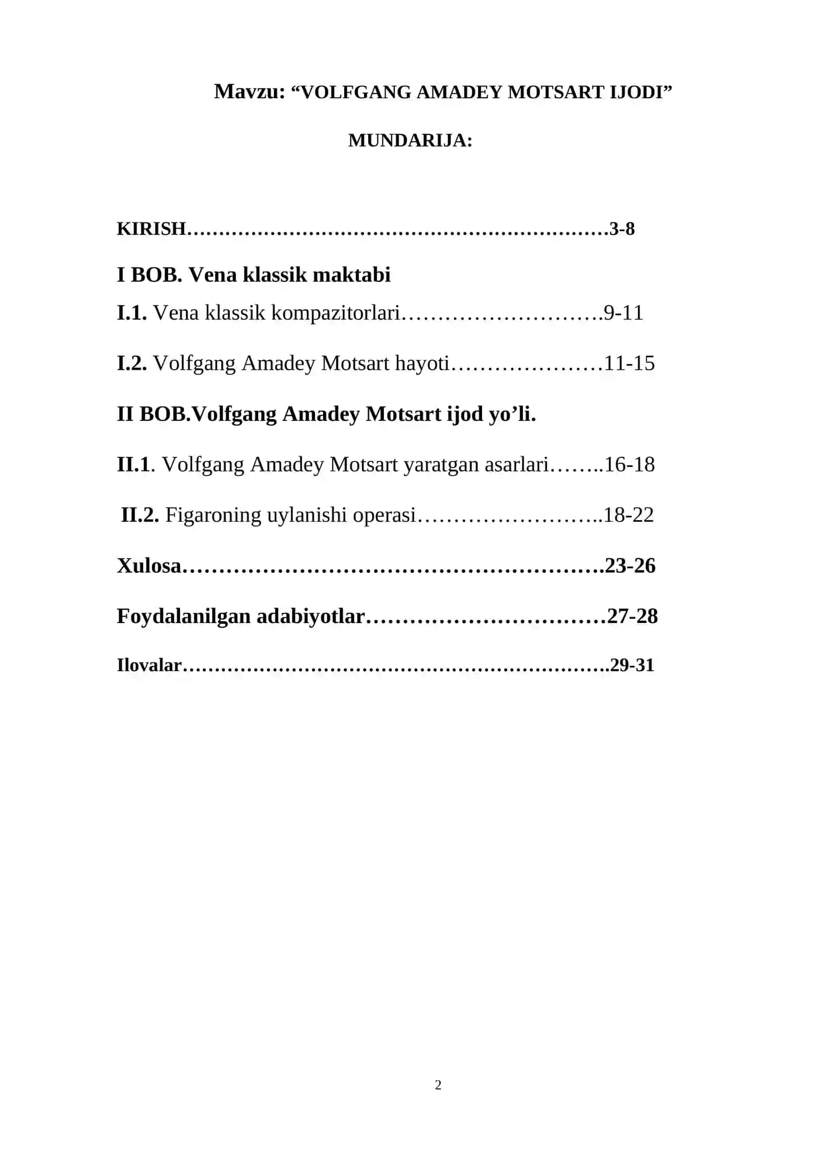 VOLFGANG AMADEY MOTSART IJODI 2
