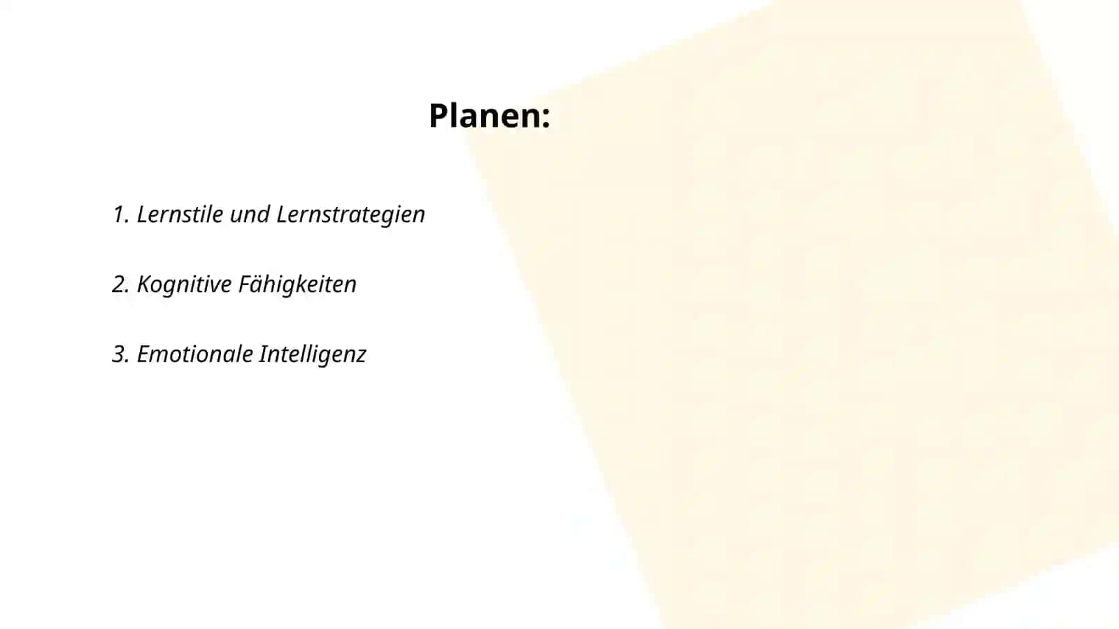 Lernstile und Lernstrategien 2