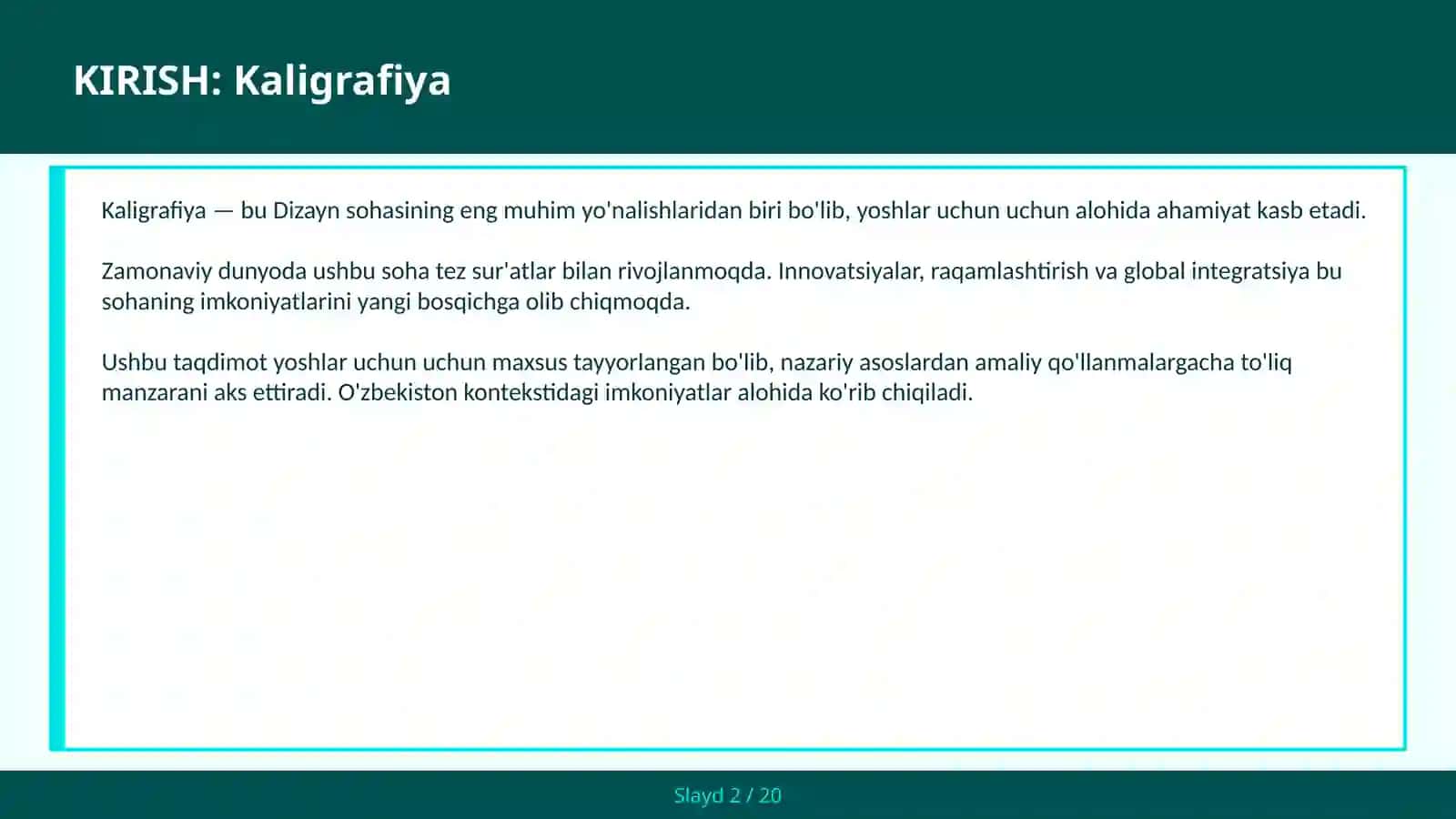 Kaligrafiya 2