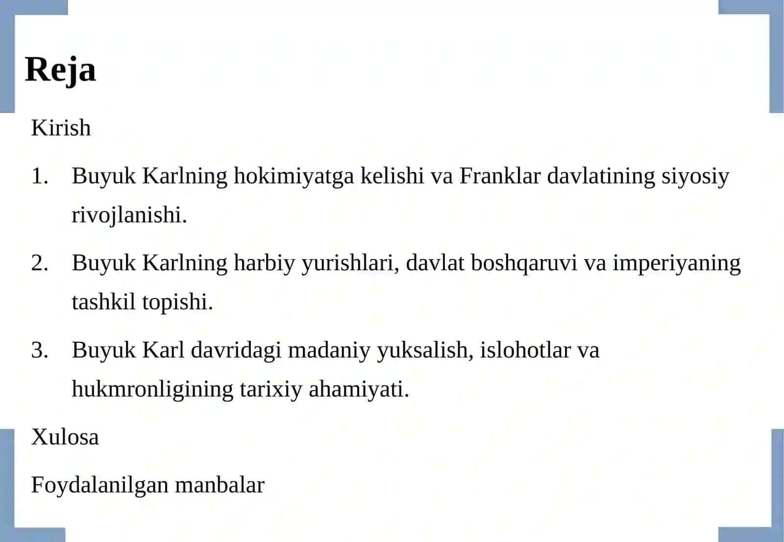 BUYUK KARL HUKMRONLIGI 2