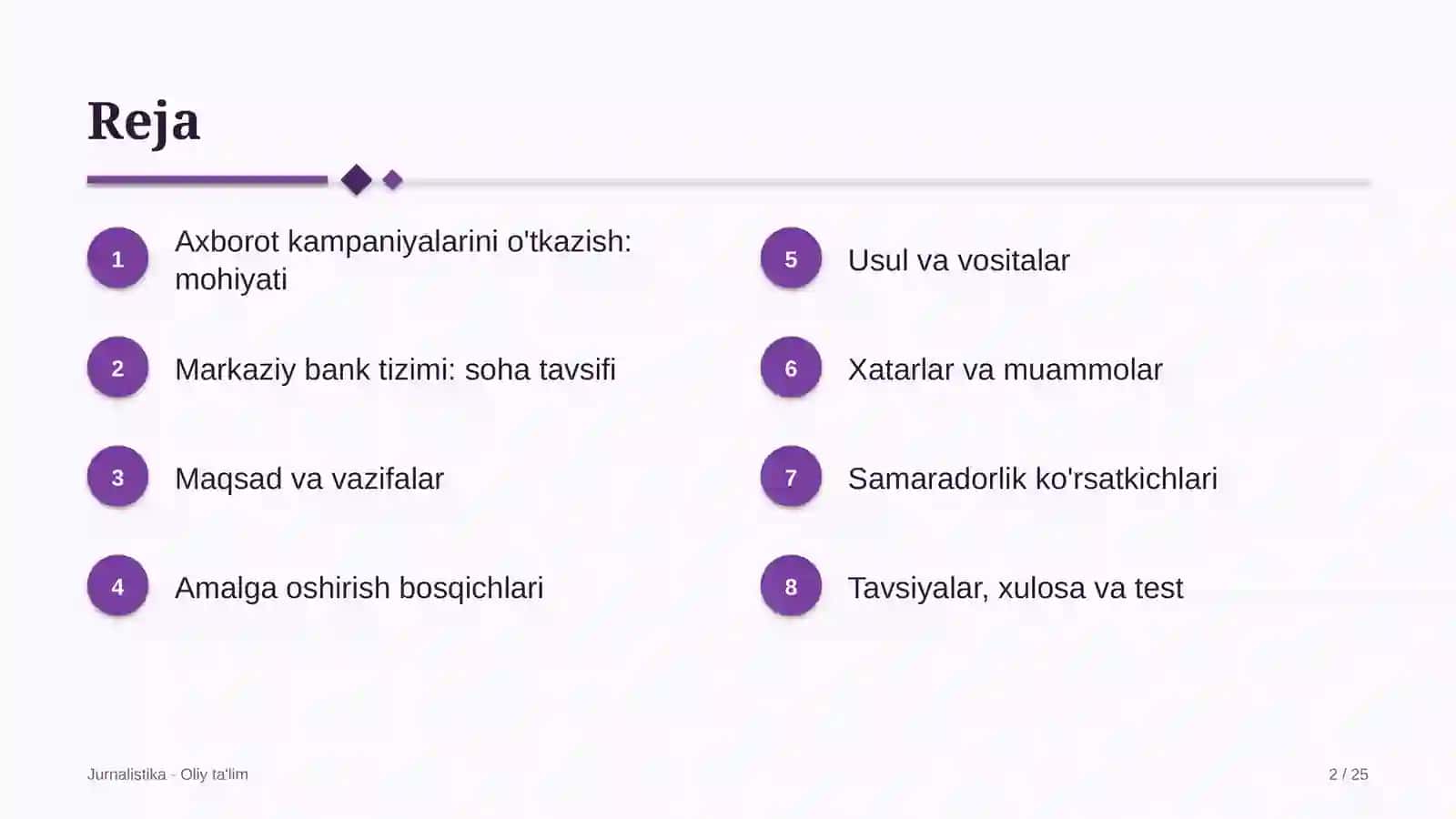 markaziy bank tizimida axborot kampaniyalarini o'tkazish 8740 2