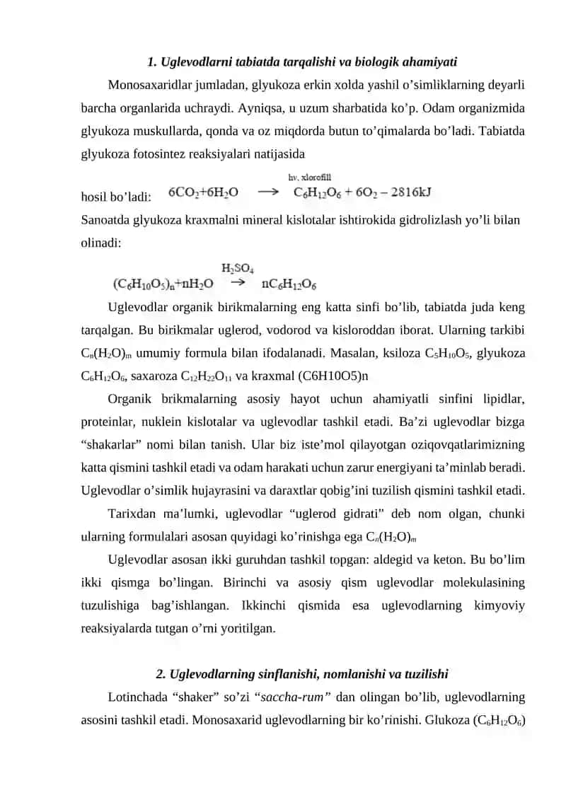 Uglevodlar 2