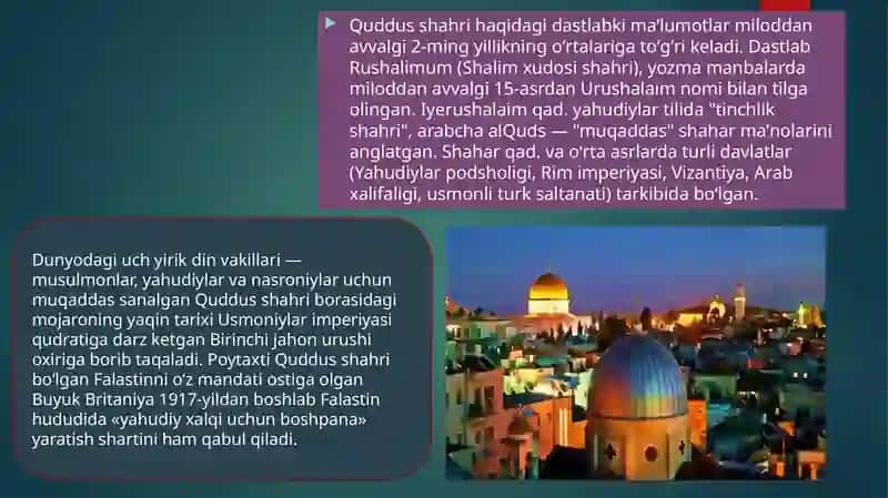 Quddus Shahri Haqida 2