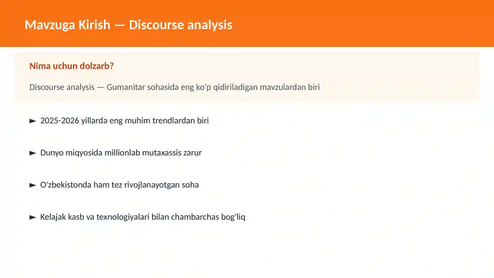 Discourse analysis 2