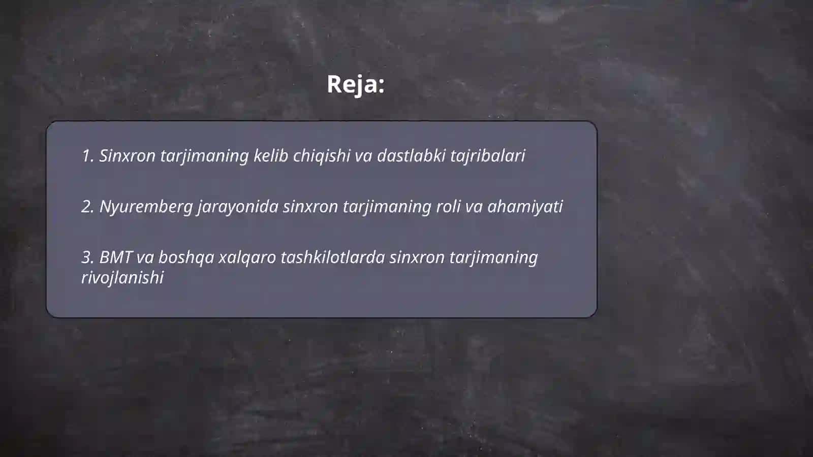 Sinxron tarjima tarixi va rivojlanishi 2