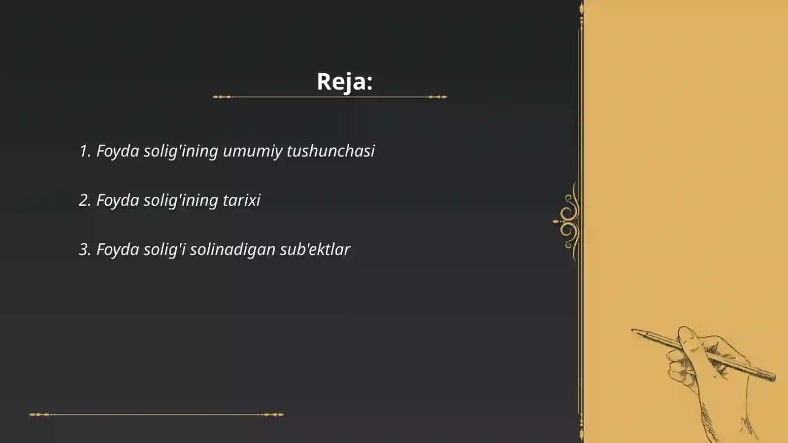 Foyda soliģi 2