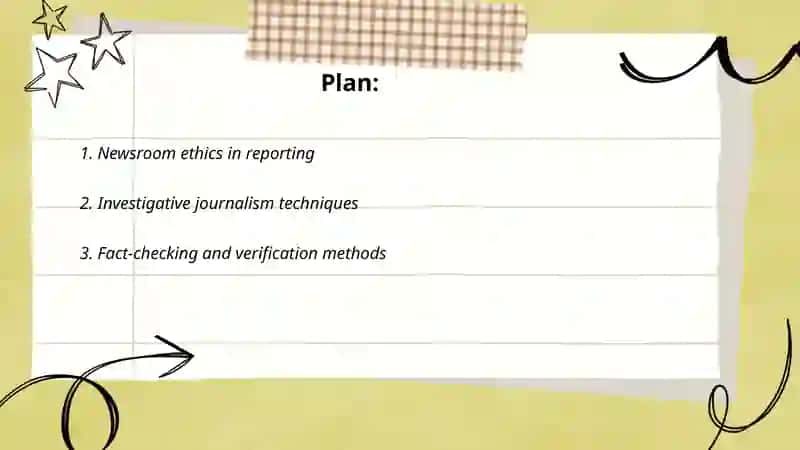 Newsroom Ethics in Reporting 2