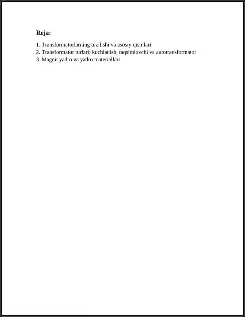 TRANSFORMATORLAR 2