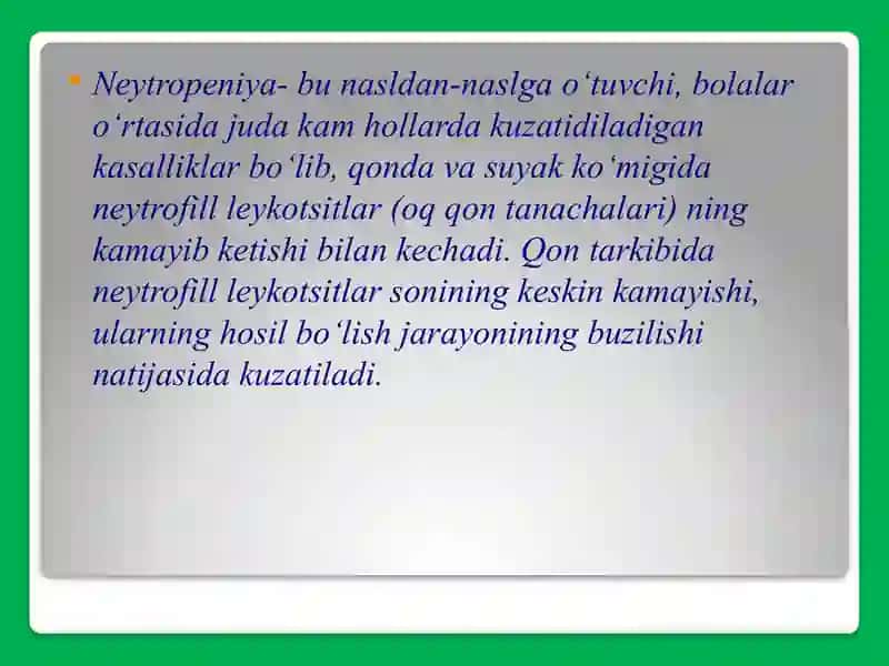 Neytropeniya 2