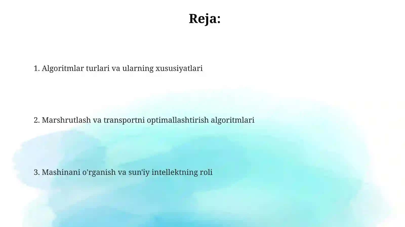 Elektron tijoratda logistika algoritmlarni optimallashtirish 2