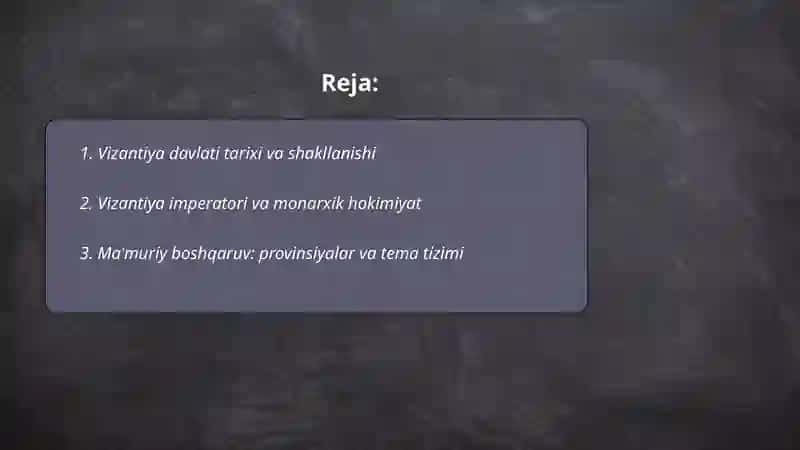 Vizantiya davlati va huquqi 2