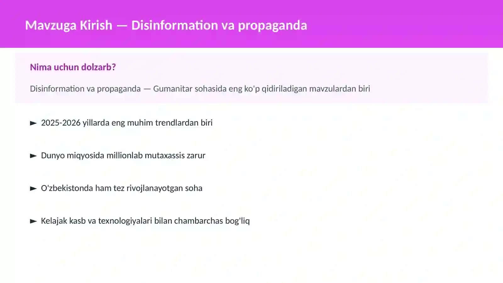 Disinformation va propaganda 2