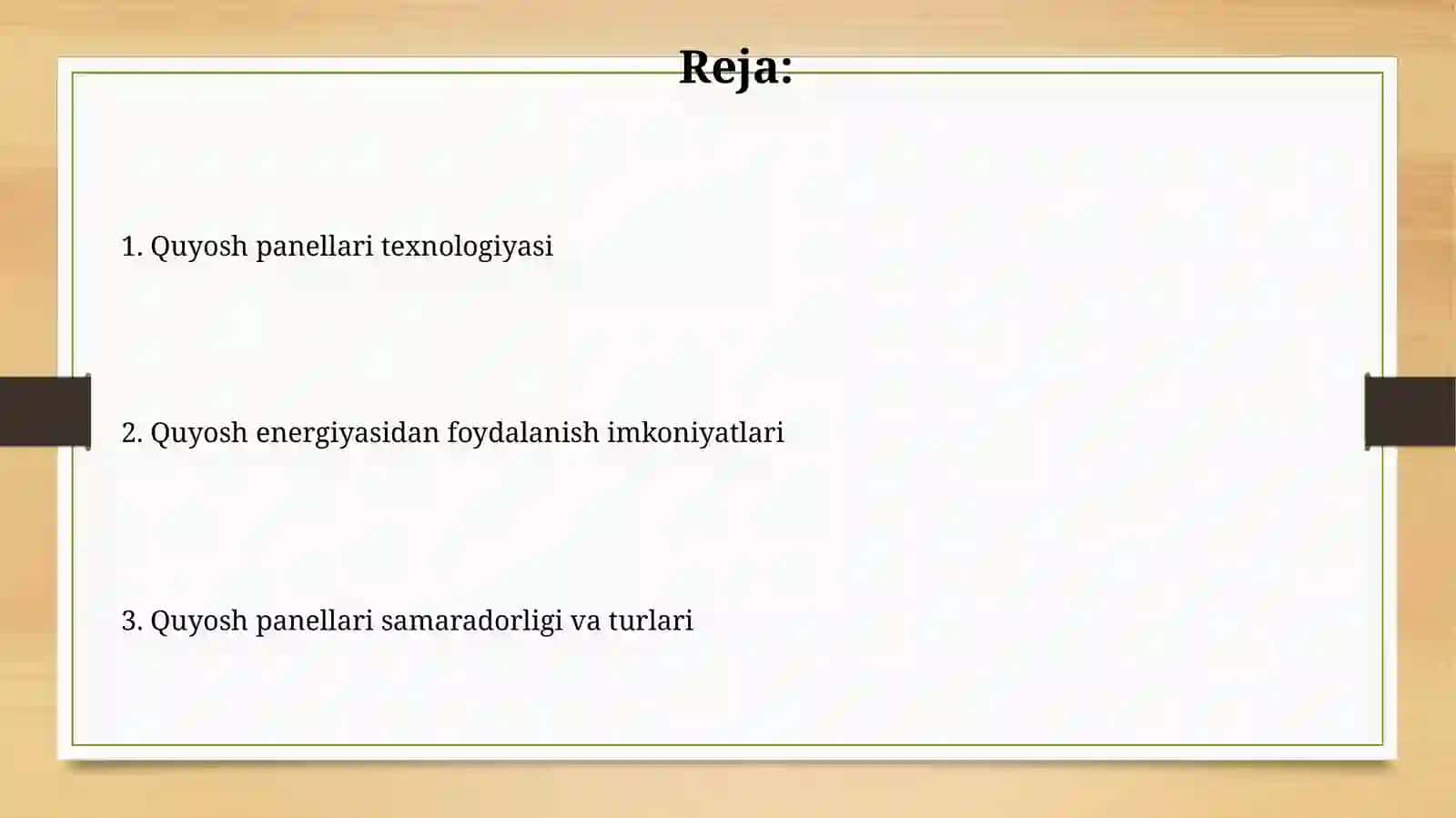 Quyosh Panellari 2