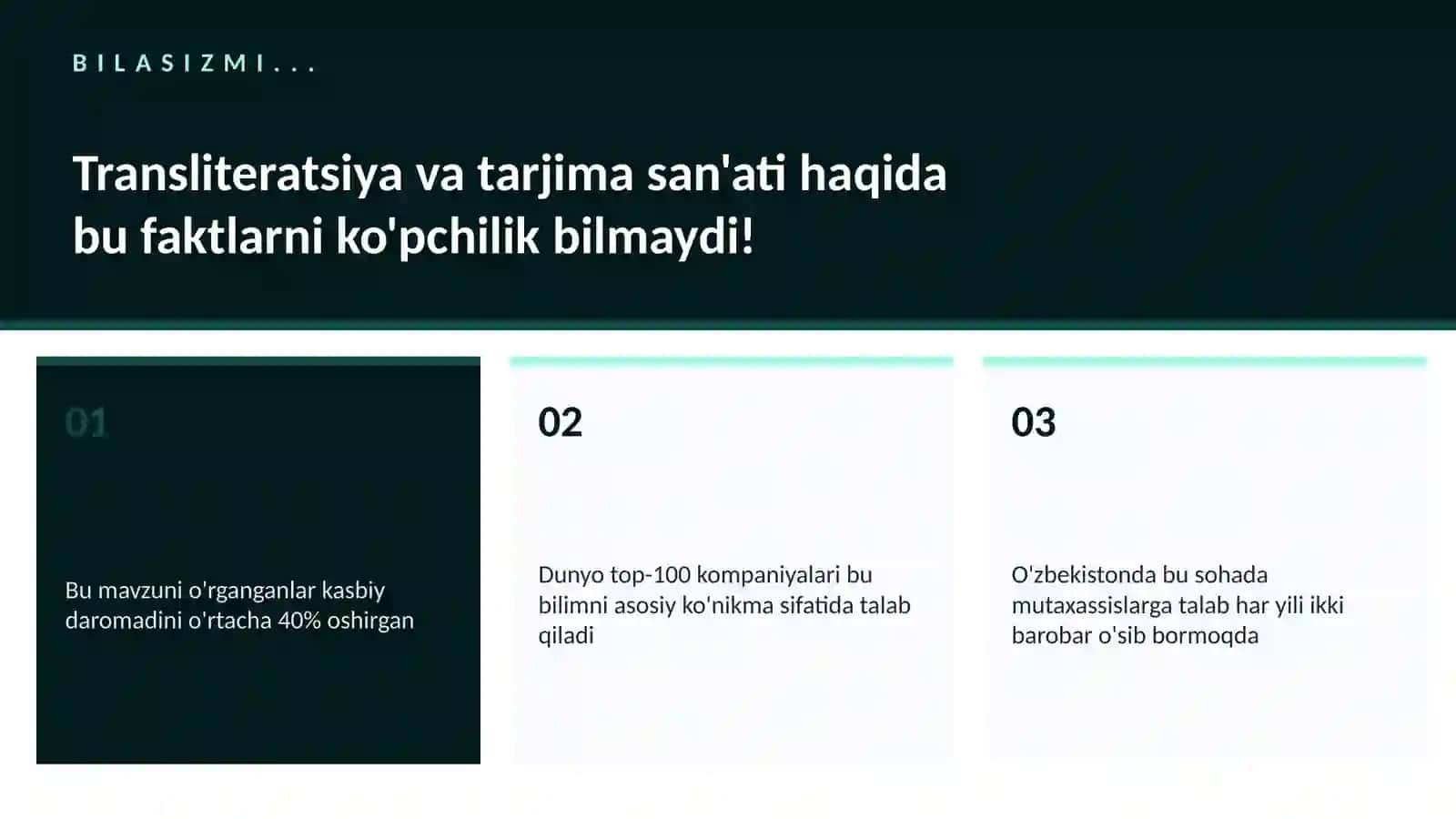 Transliteratsiya va tarjima san'ati 2