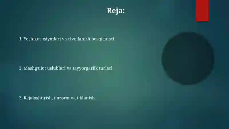 Oʻquv mashq guruhi valebolchilarning yosh xususiyatlari va ularni sport tayyorgarligi xususiyatlari 2